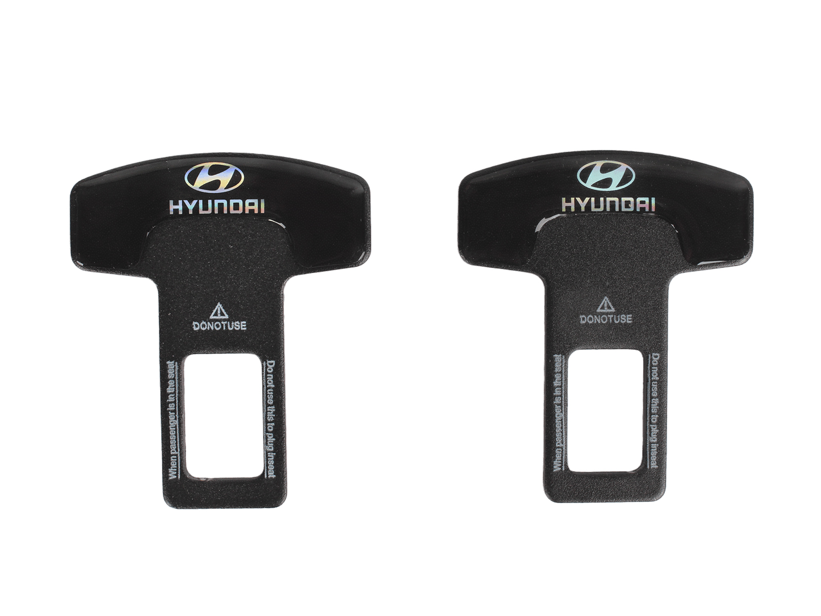 Заглушка ремня безопастности металл.HYUNDAI 2шт фотография №1