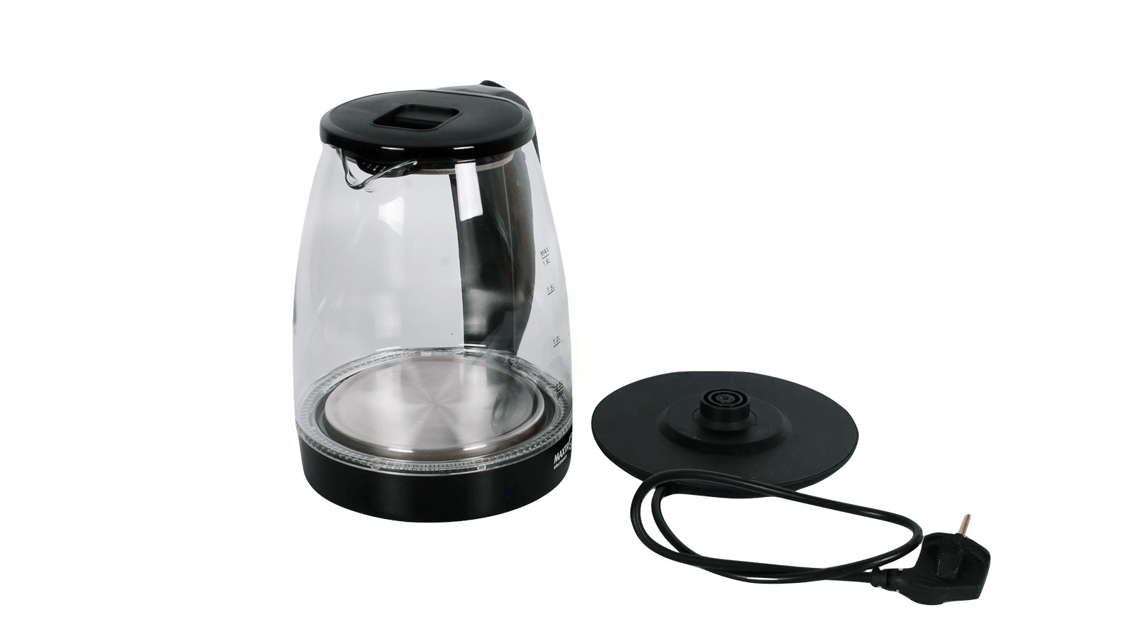 Чайник электрический MAXTRONIC MAX-205 черный фотография №2