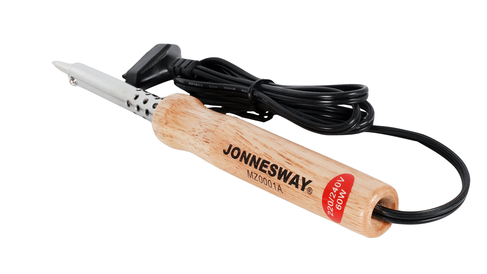 Паяльник электрический с деревянной рукояткой 6 мм, 60W, 220V-240V, T-400 C MZ0001A фотография №3