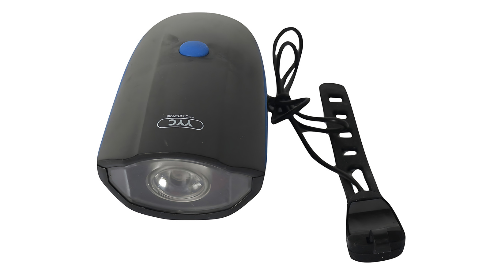Фонарь велосипедный АКБ USB 7588 с сигналом YYC-CD-7588 фотография №1