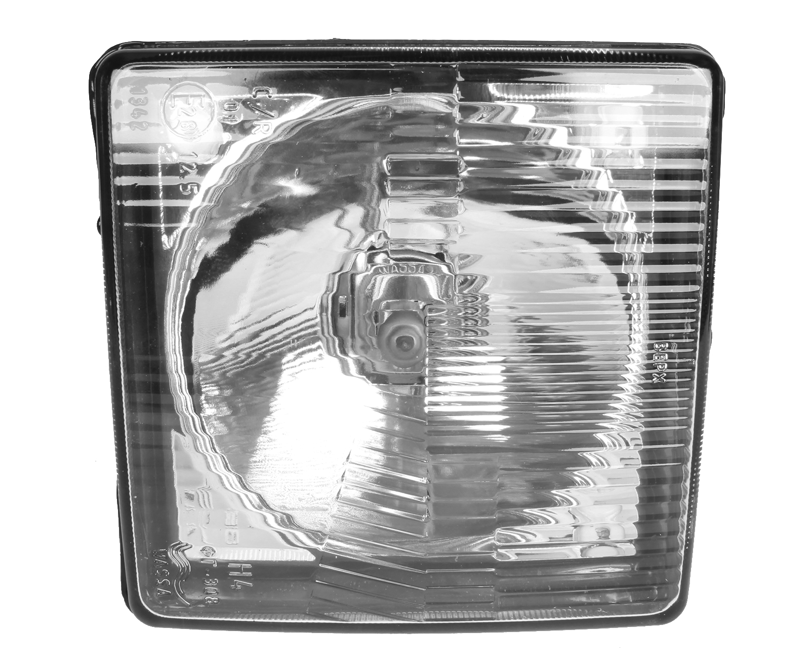 Фара ЮМЗ ДТ передняя квадратная пластик 12В 1 штука ФГ308.П фотография №1