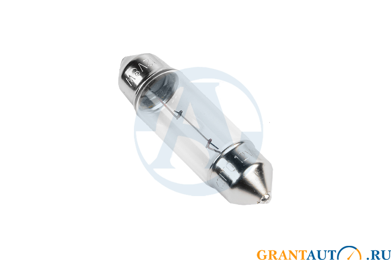 Лампа 12V 8W KOITO T10x37 фотография №2