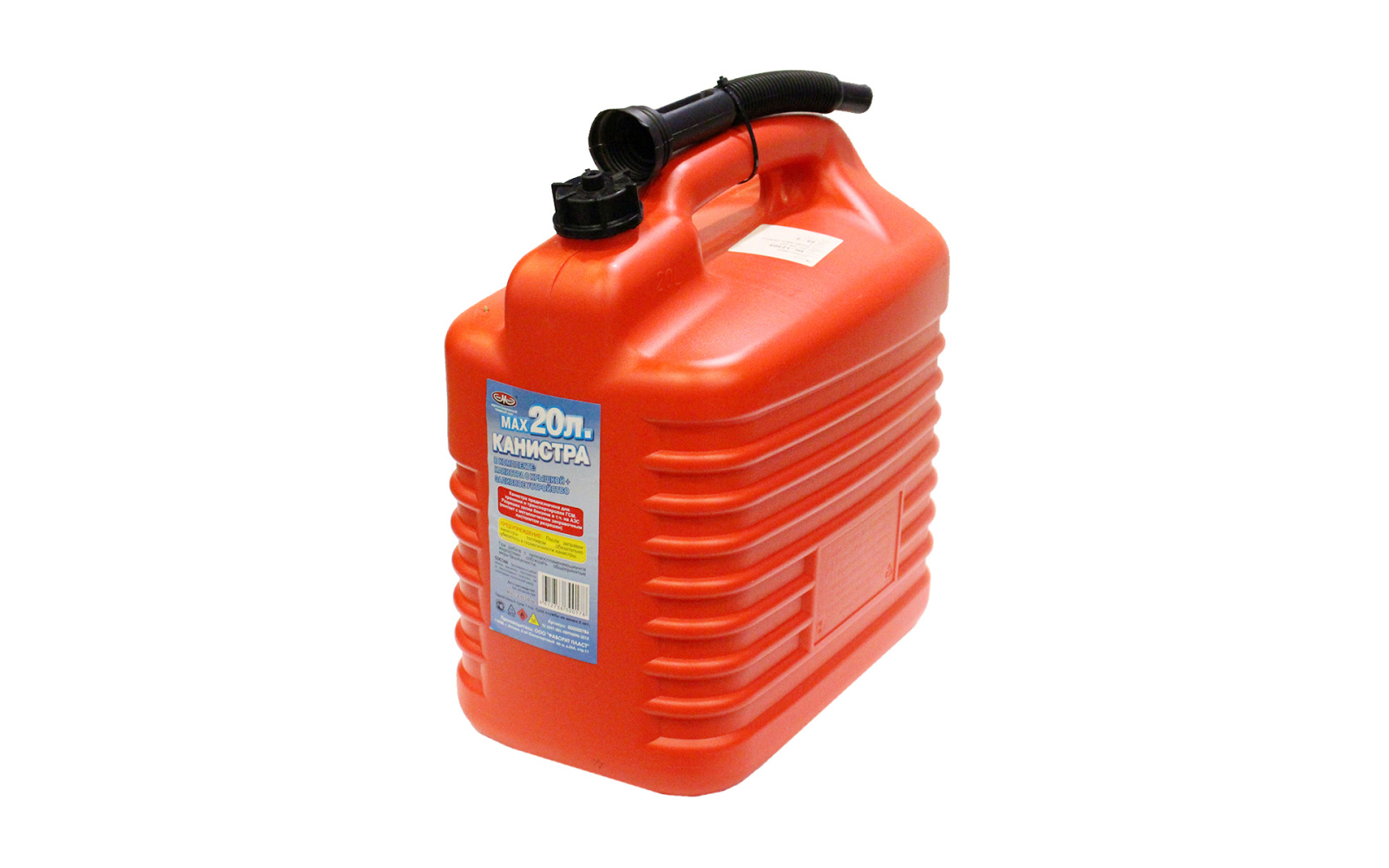 Канистра пластиковая с наливным устройством МАМОНТ КЛ-20л фотография №1