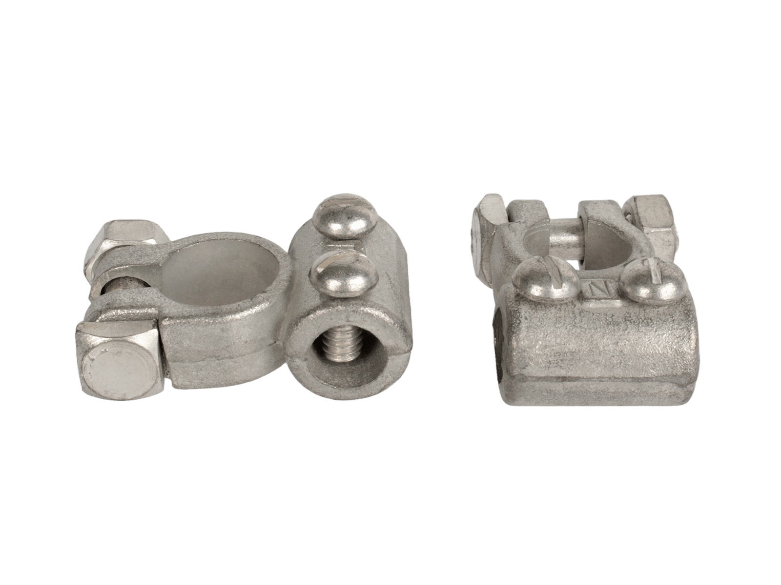 Клемма АКБ +/- латунь ЕВРО боковое крепление комплект фотография №4