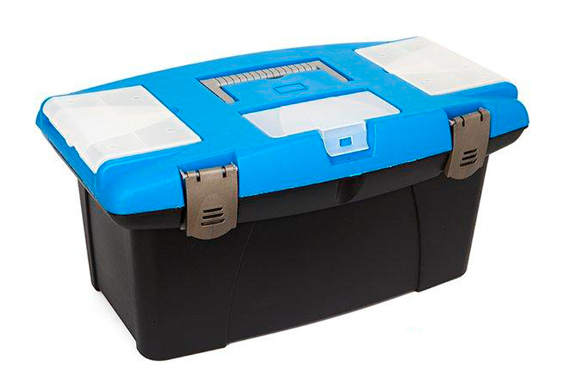 Ящик для инструментов ПРАКТИК 480х360мм с пластиковым замком фотография №1