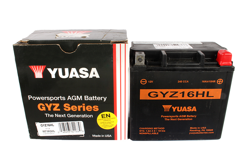 Мотоаккумулятор YUASA GYZ16HL фотография №1