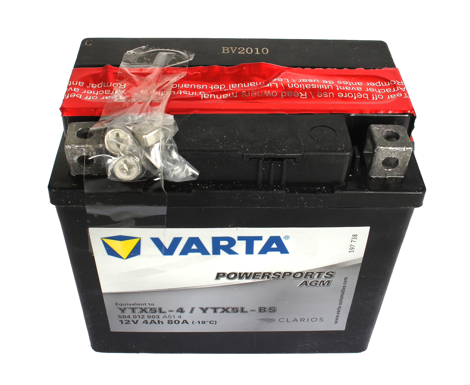 Аккумуляторная батарея VARTA гелевая YTX5L-BS 6СТ4 504 012 003 фотография №2