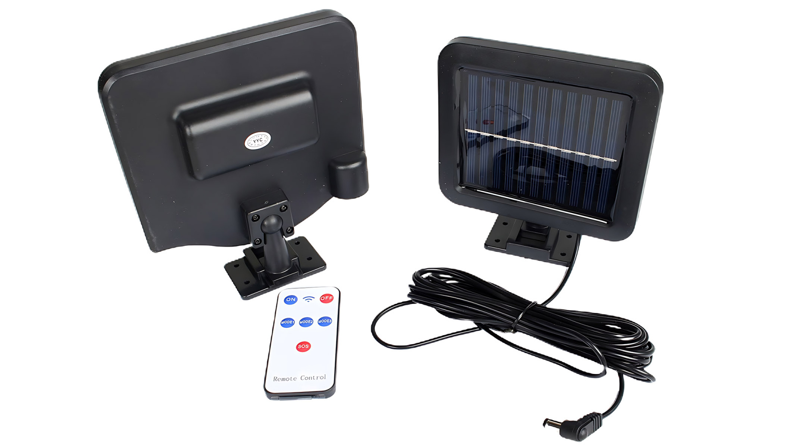 Светильник уличный на солнечных батареях с ПДУ АКБ 781-4 комплект фотография №2
