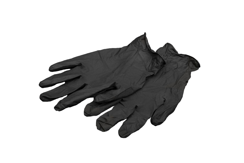 Перчатки нитриловые черные размер L JETAPRO 1пара фотография №1
