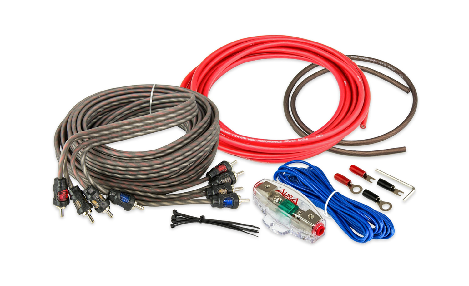 Набор AURA для подключения усилителя AMP-1410 комплект фотография №1