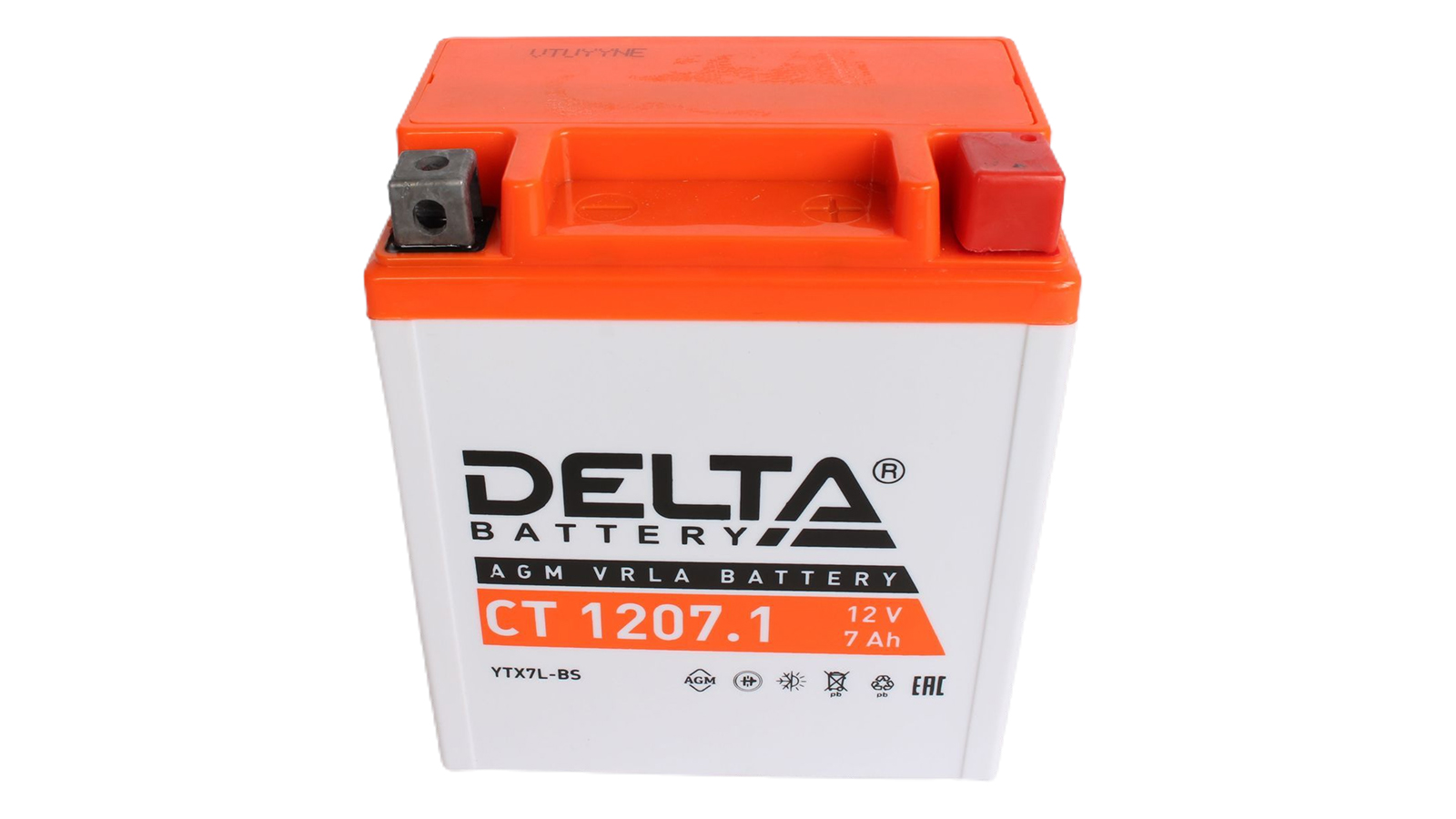 Аккумуляторная батарея DELTA СТ 1207.1  YTX7L-BS фотография №1