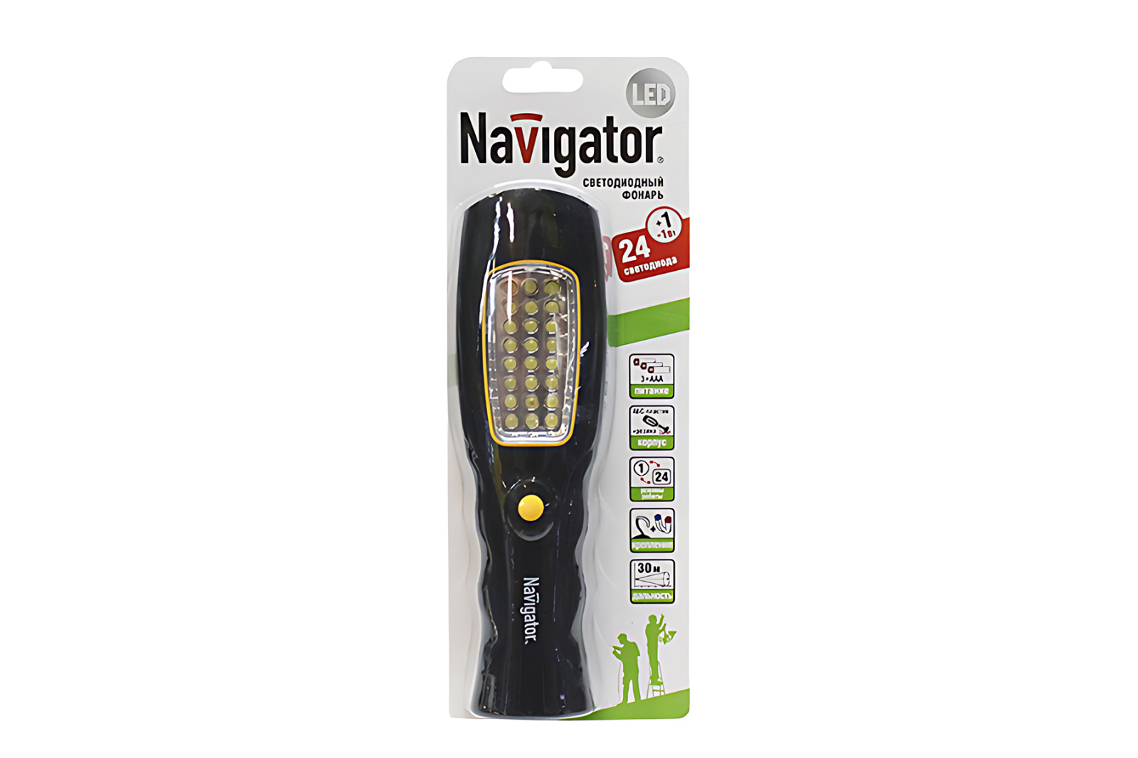 Фонарь светодиодный NPT-W01-3AAA LED 1Вт фотография №1