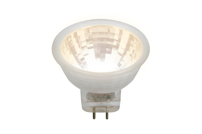 Лампа светодиодная Uniel LED-MR11-3W/NW/GU4 GLZ21TR 12V Белый свет 4000K фотография №1