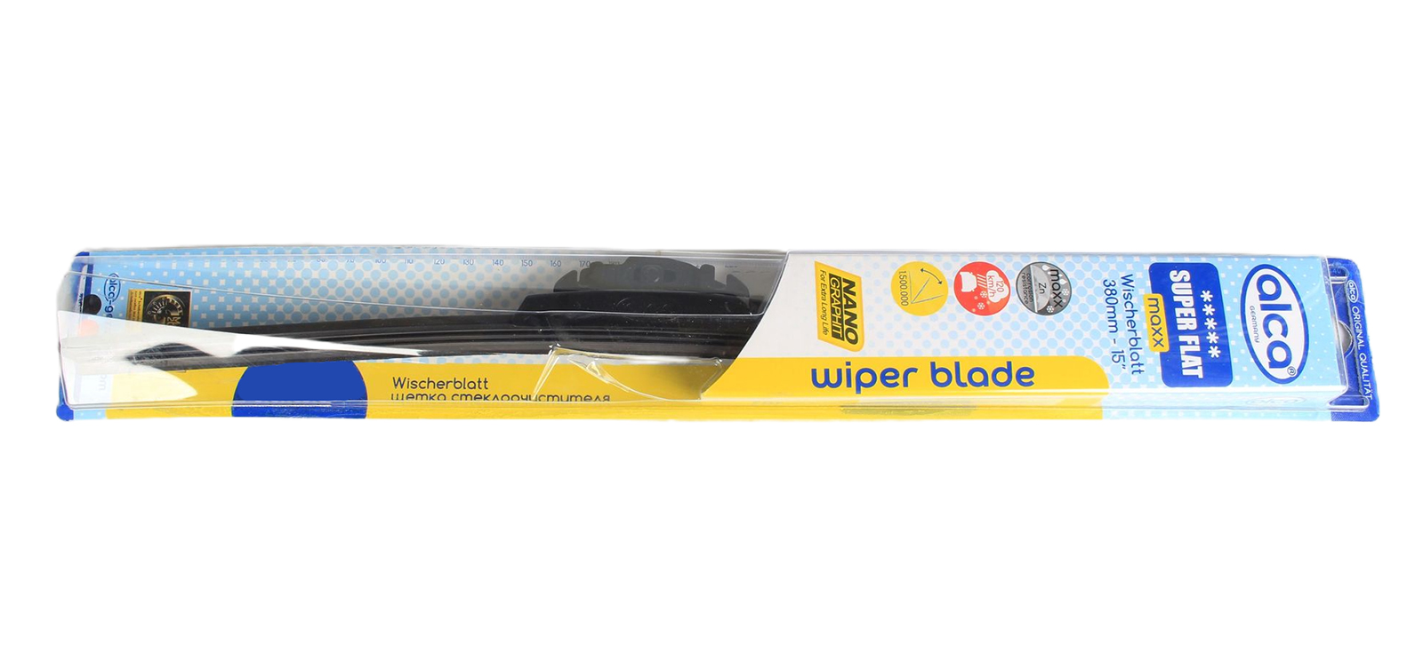Щетка стеклоочистителя ALCA SUPER FLAT MAXX (в блистере) 500мм (20) AL-250200 беcкаркасная фотография №3