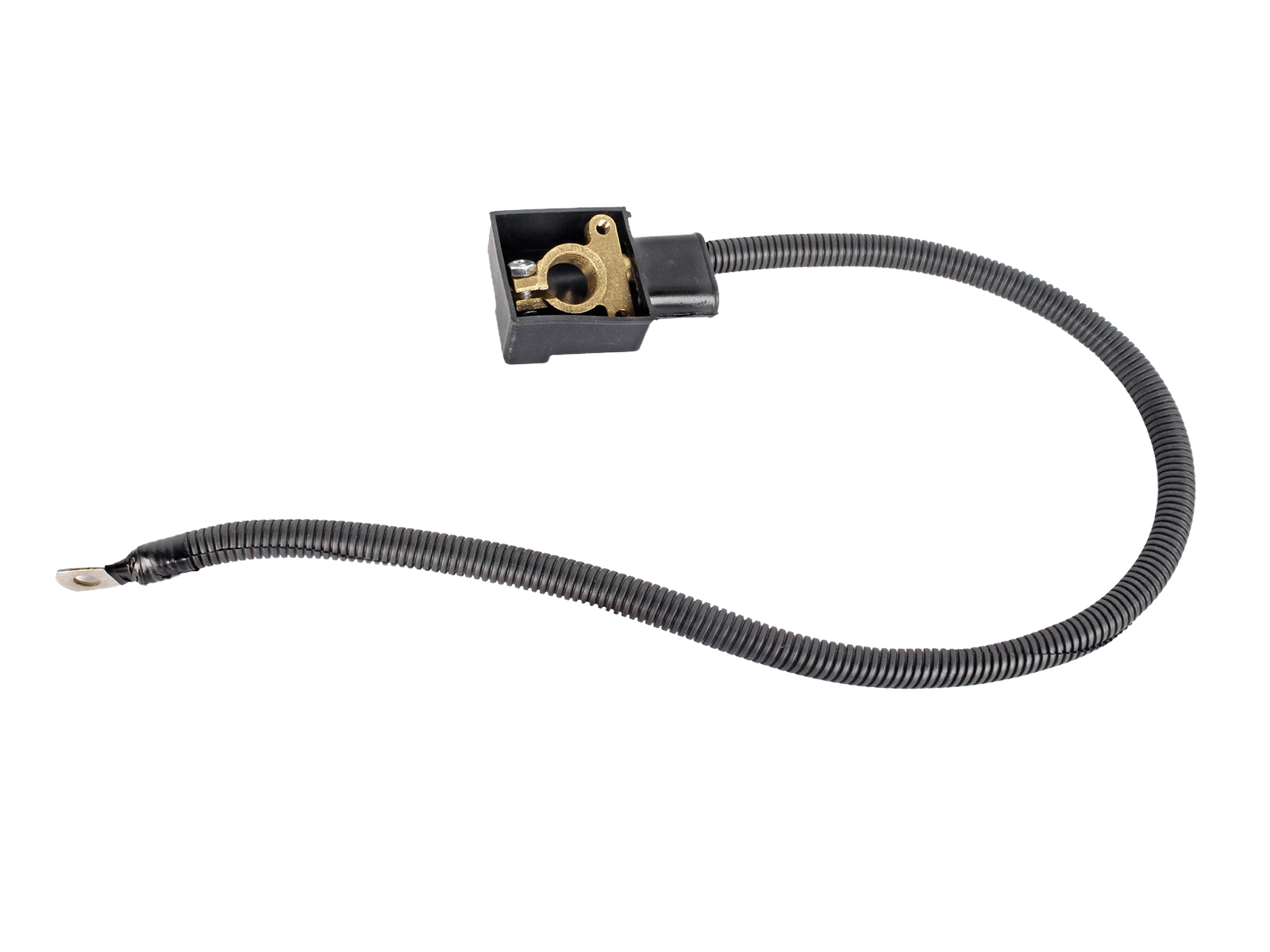 Провод АКБ + ВАЗ-2190 клемма евро латунь АЭД КЛ037-10ЕП фотография №1