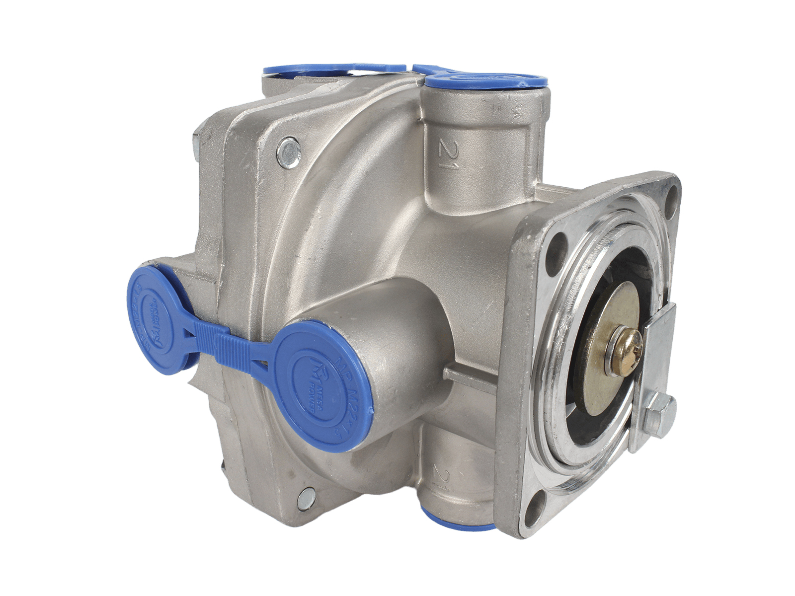 Кран ЗИЛ, КАМАЗ, МАЗ тормозной 2-х секционный MEGAPOWER 350-16-005 фотография №4