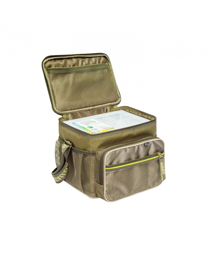 Сумка Aquatic СК-12 рыболовная с 5 коробками soundbox 19х26см