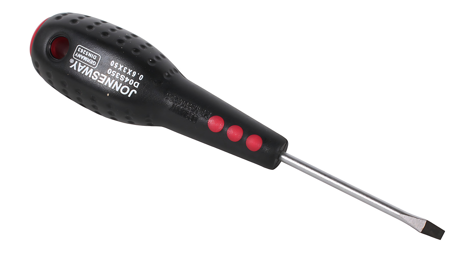 Отвертка JONNESWAY full star шлицевая SL3х50 мм фотография №2 Отвертка JONNESWAY full star шлицевая SL3х50 мм фотография №2