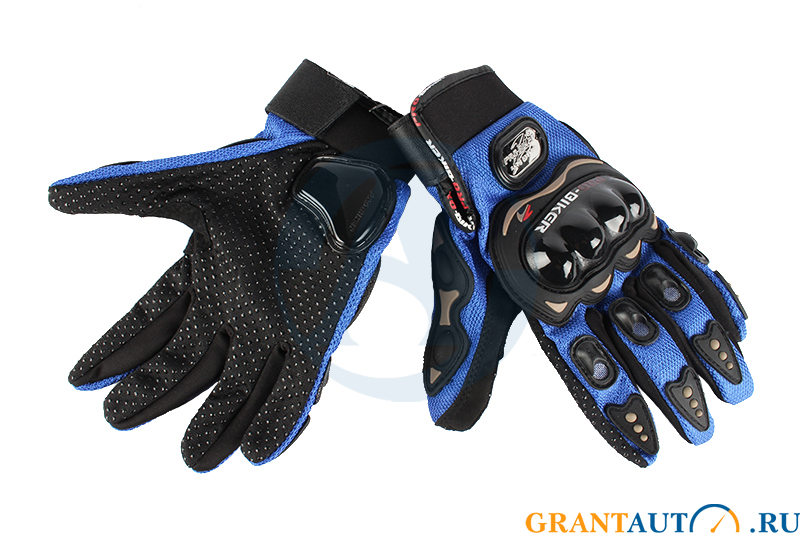 Перчатки защитные Pro-Biker MCS-01C синие M фотография №1