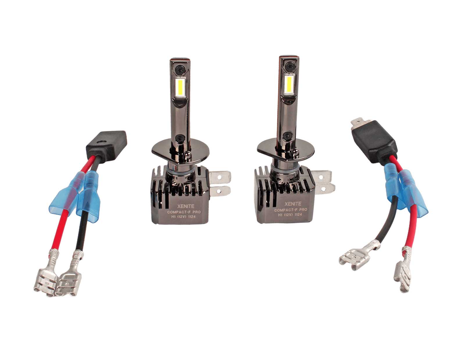 Лампа XENITE COMPACT-F PRO H1 9-16V 30W 3500Lm 5000K диодная 2 штуки комплект 1009695 фотография №1