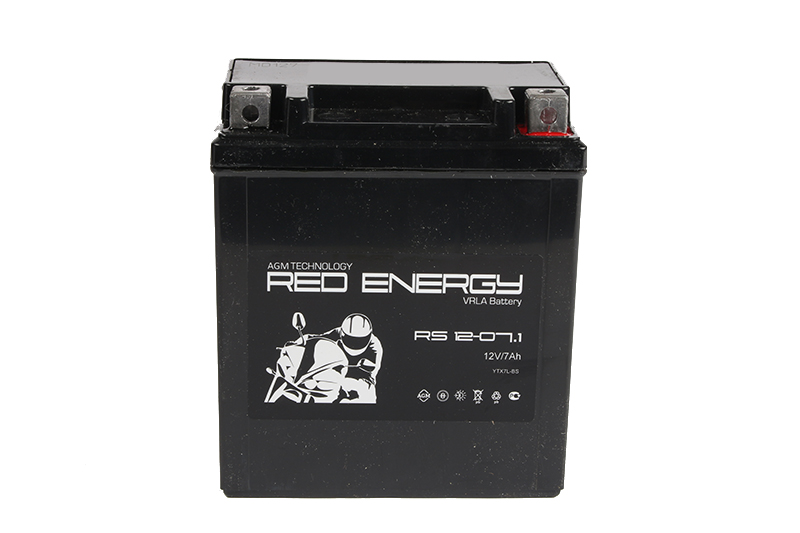 Аккумулятор мотоциклетный Red Energy RS 1207.1 YTX7L-BS 6СТ7 фотография №1
