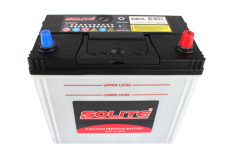 Аккумуляторная батарея SOLITE 65B24L 6СТ50 тонкая клема обратная 470 А фотография №2