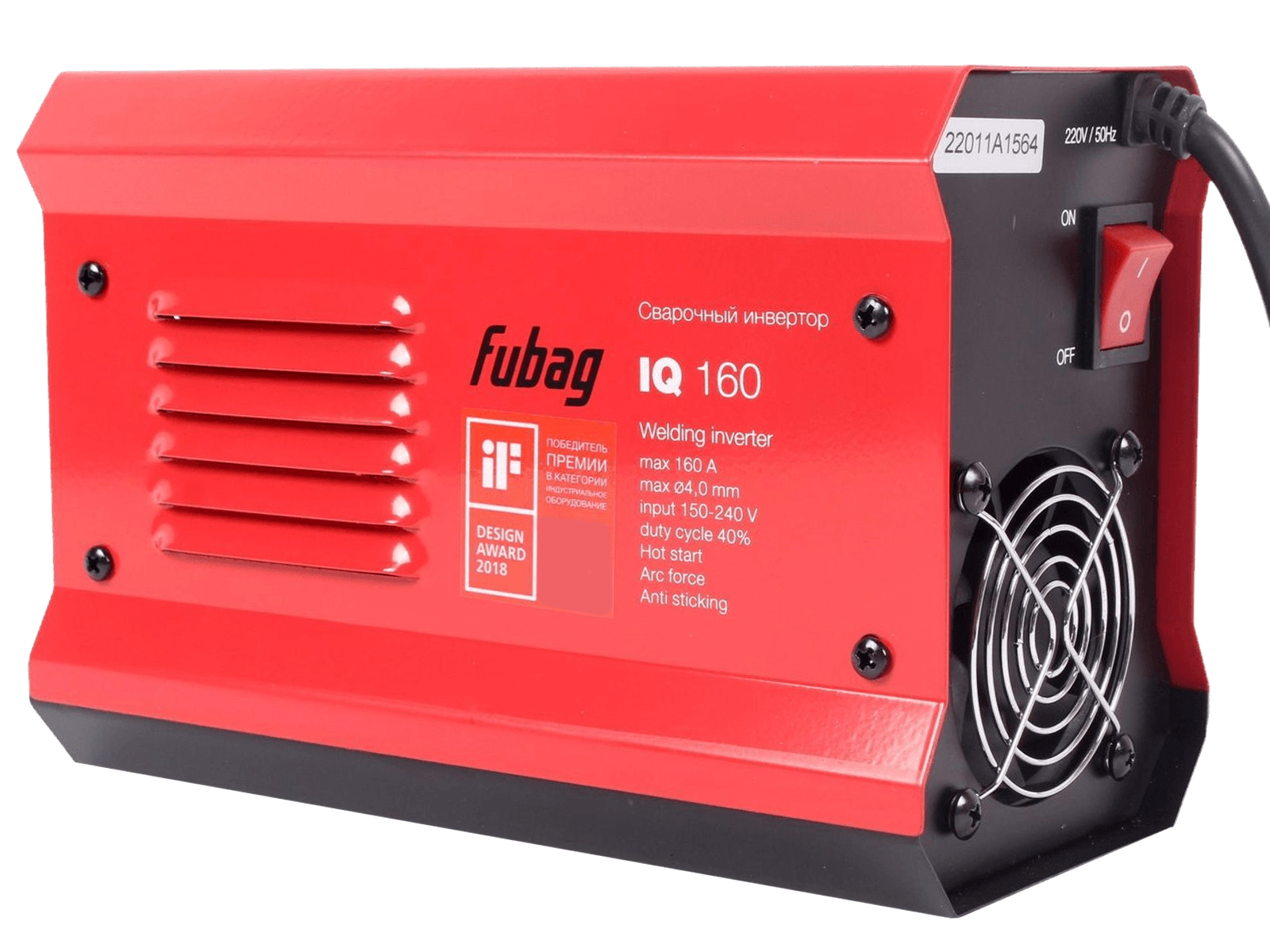 Аппарат сварочный Fubag IQ160 инвертор фотография №2