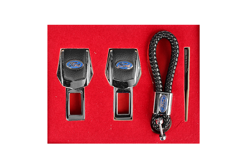 Заглушка 2 штуки + брелок FORD фотография №1