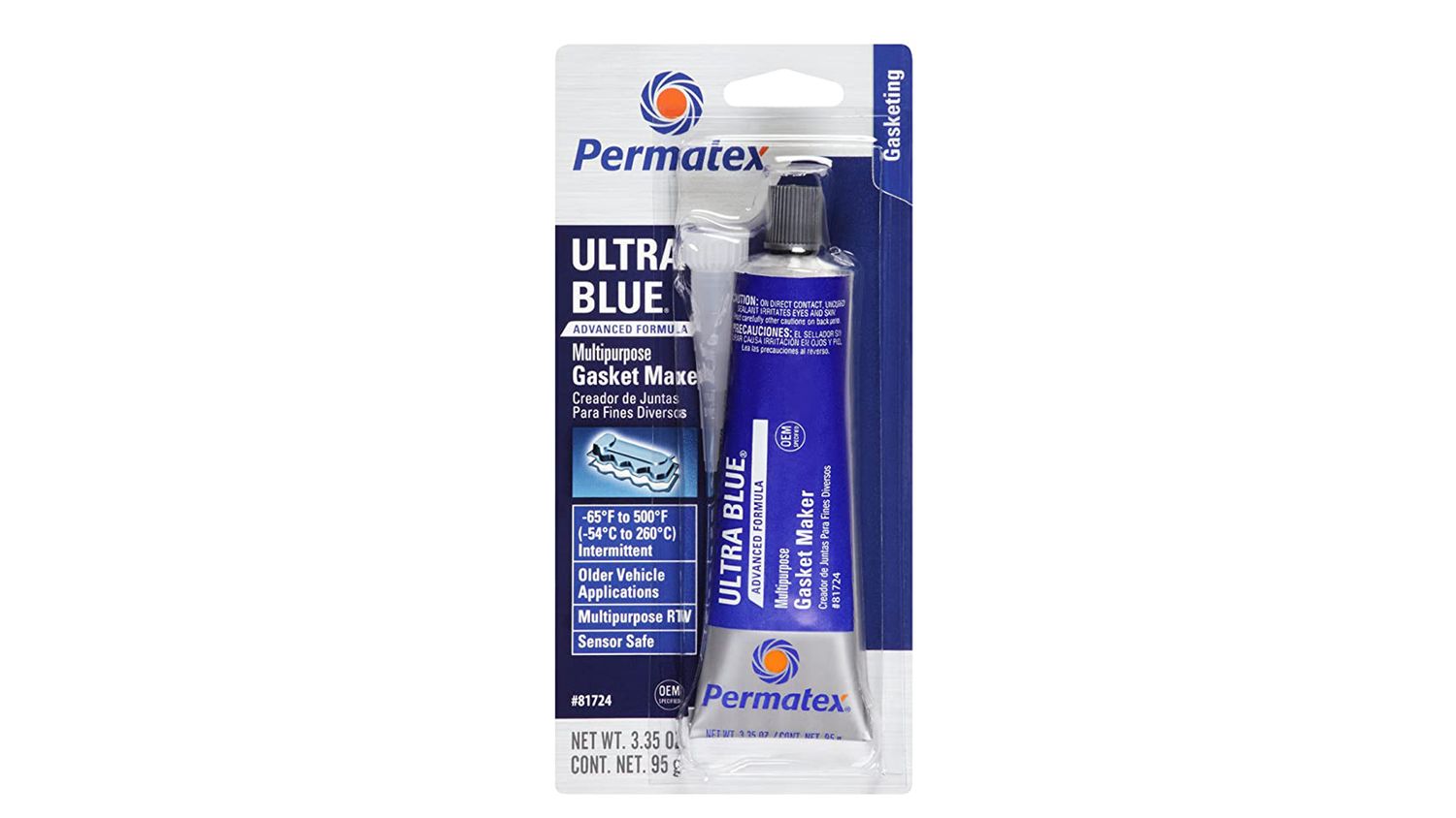 Герметик прокладок PERMATEX синий 95г фотография №1