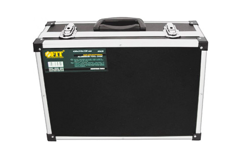 Ящик для инструмента FIT алюминиевый 43 x 31 x 13 см черный фотография №1