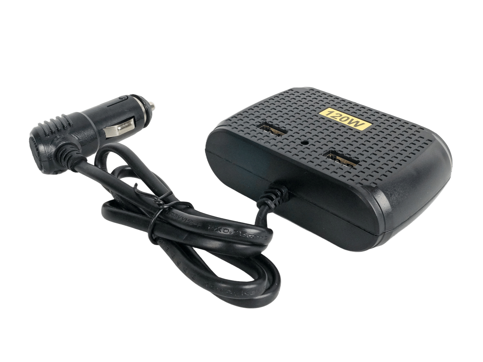 Разветвитель 3 гнезда 2 USB 120W черный фотография №4