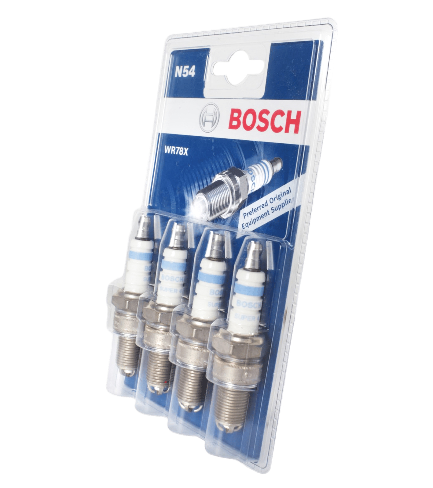 Свеча зажигания SUPER-4 ВАЗ-2110 8 клапанов 4 штуки BOSCH WR78X фотография №2