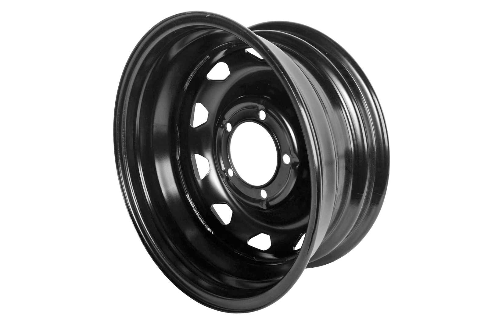 Диск колеса R16х6.5 УАЗ-Патриот штампованный черный 1 штука ТЗСК фотография №4