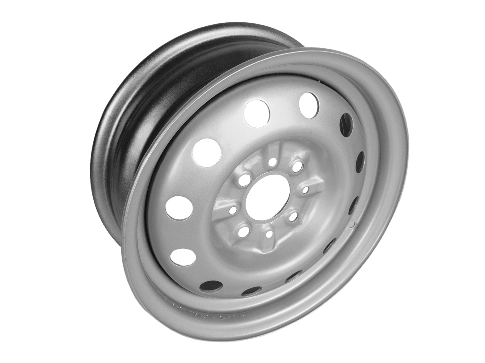 Диск колеса R13х5.0 ВАЗ-2101-07 штампованный серебро 1 штука ТЗСК фотография №3