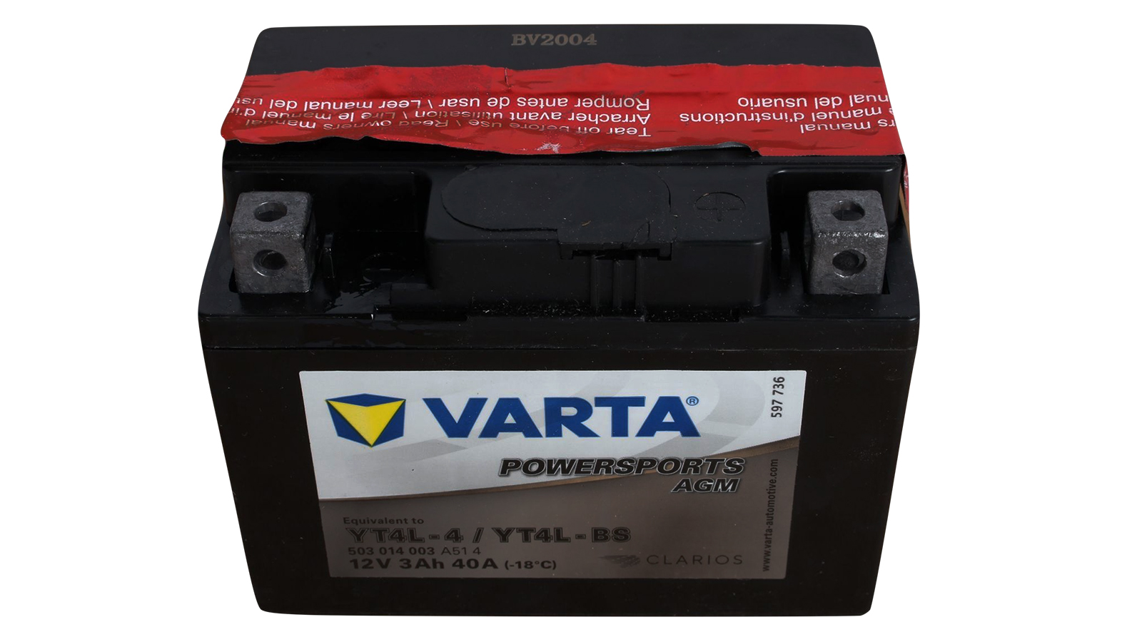 Аккумуляторная батарея VARTA гелевая YT4L-BS 6СТ3 503 014 003 фотография №2