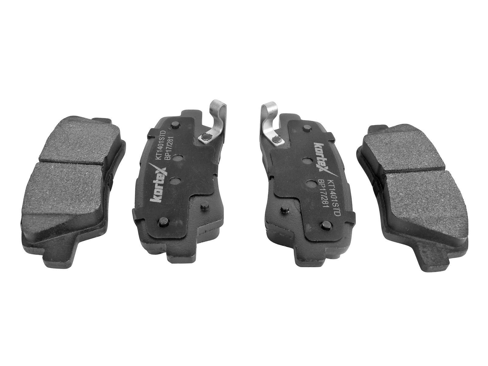 Колодки тормозные KORTEX KT1401S/STD задние фотография №2