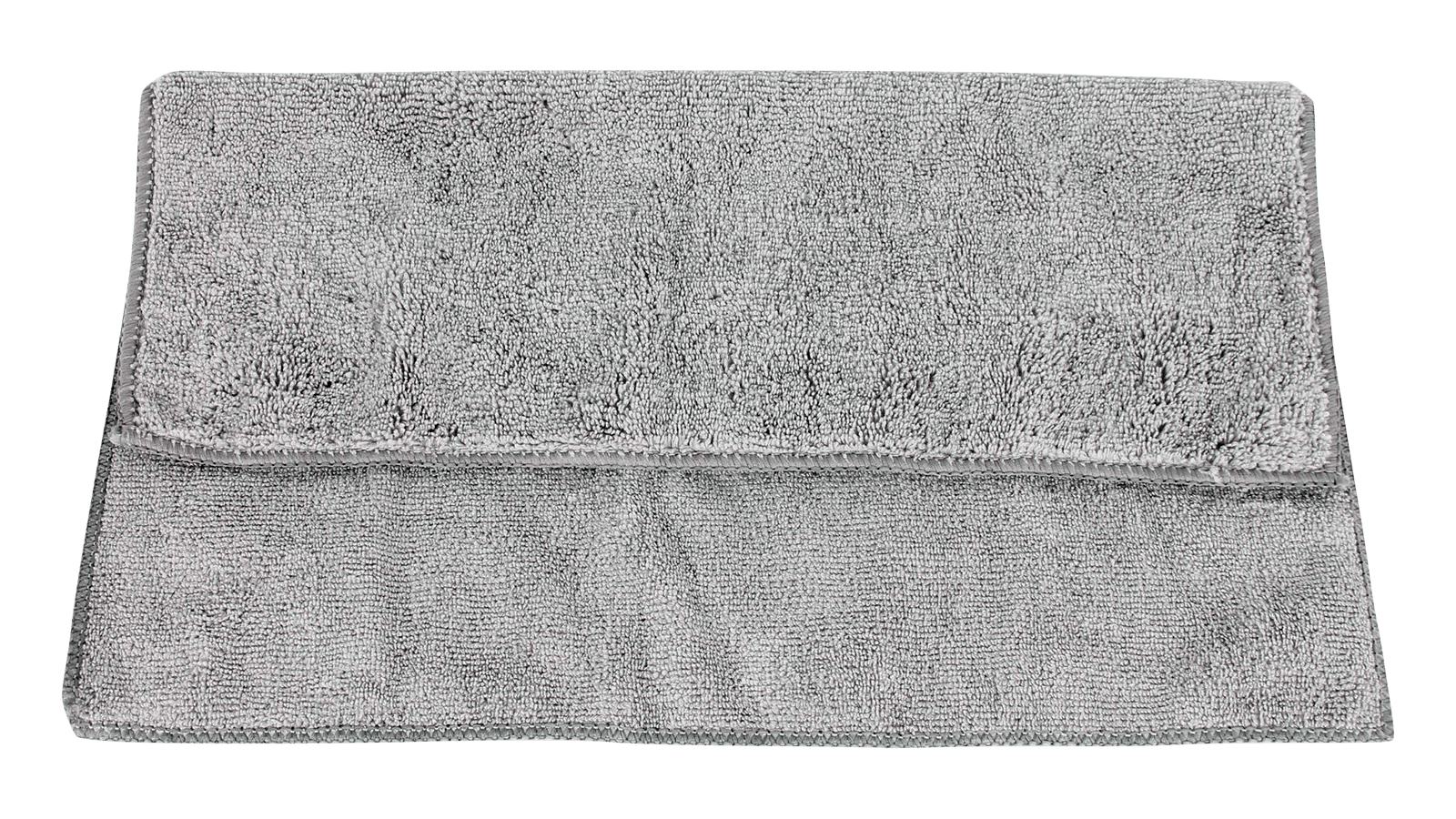 Салфетка полировальная многоразовая 40х40см серая Microfiber grey фотография №2