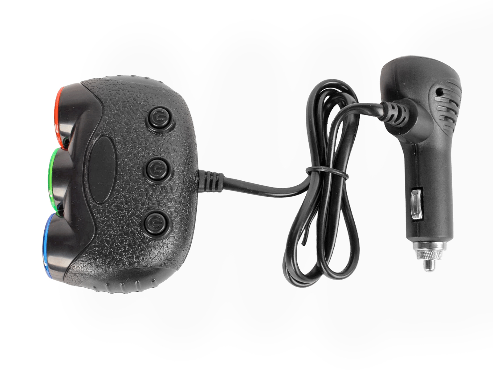 Разветвитель 3 гнезда 1 USB с подсветкой 120Вт фотография №1