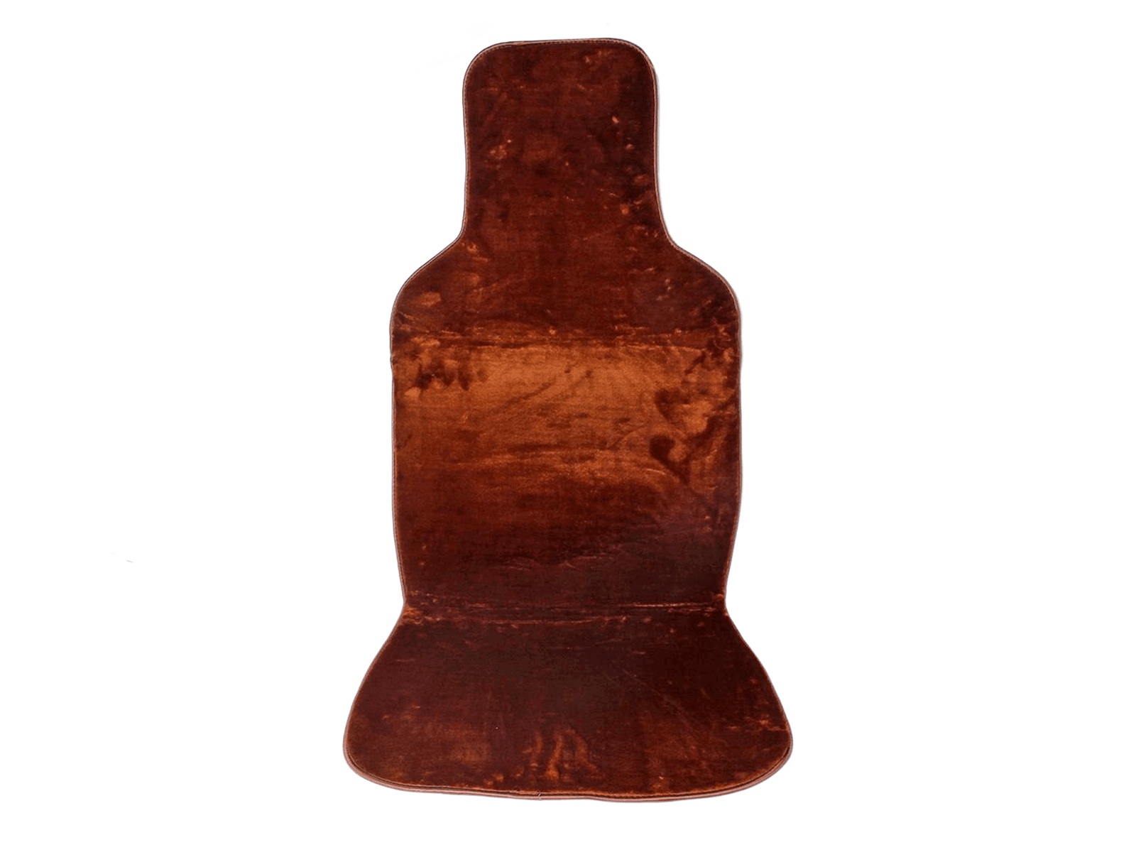 Накидка меховая на сиденье GOLDEN SNAIL коричневая GS 9018 фотография №1