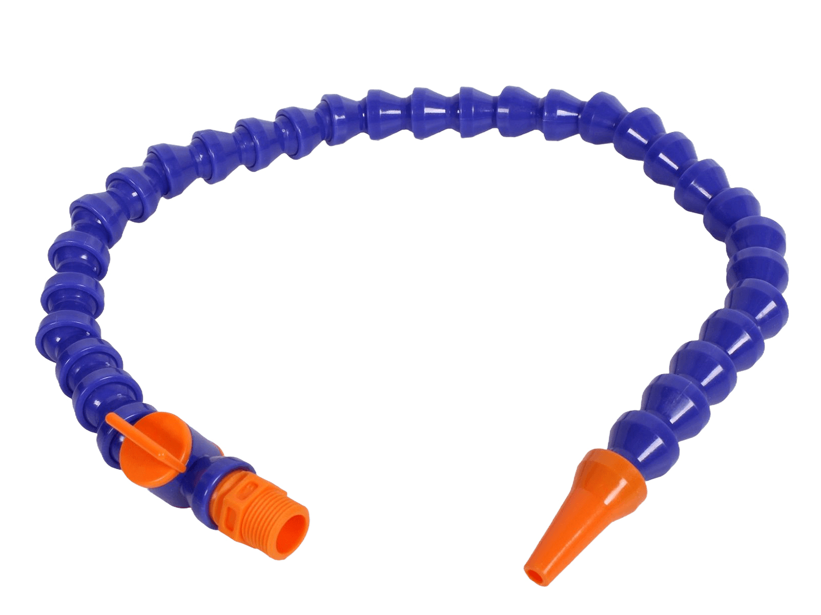 Трубка для подачи СОЖ 3/8 600мм c краном круглый наконечник ANROKEY фотография №4