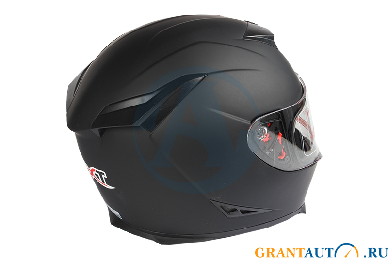 Шлем HELMETS GXT черный без рисунка,матовый XL фотография №3