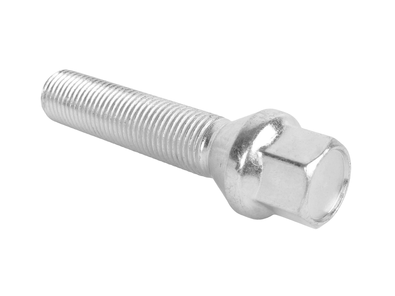 Болт колеса М14х1.5х55 конус, ключ 17 хром 1 штука фотография №2