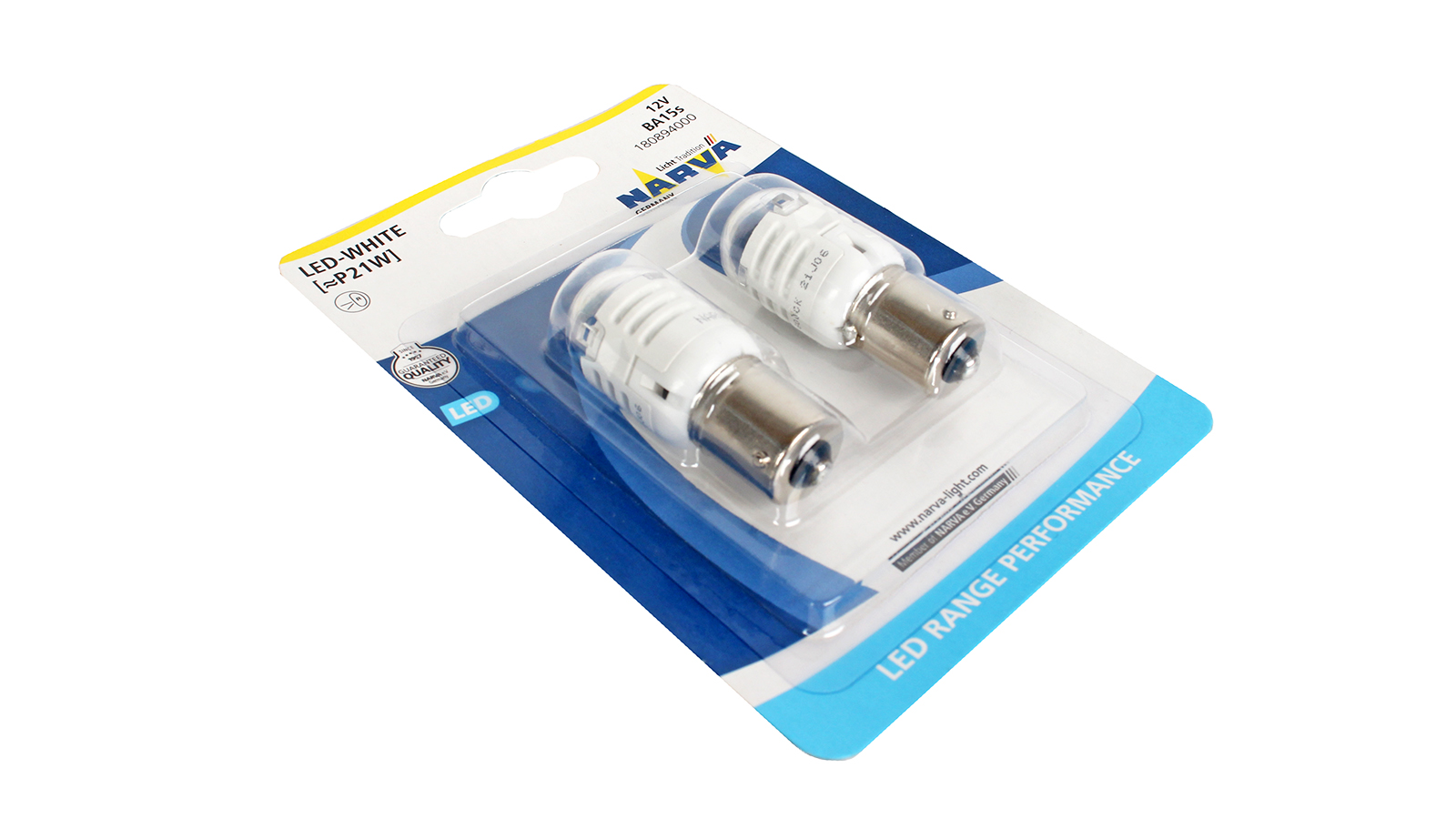 Лампа P21 NARVA 180894000 LED white Narva 2 шт. фотография №2