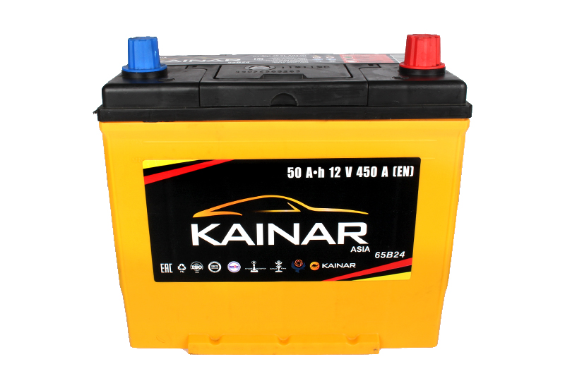 Аккумуляторная батарея KAINAR 65B24LS 6СТ50 азия обратная фотография №1