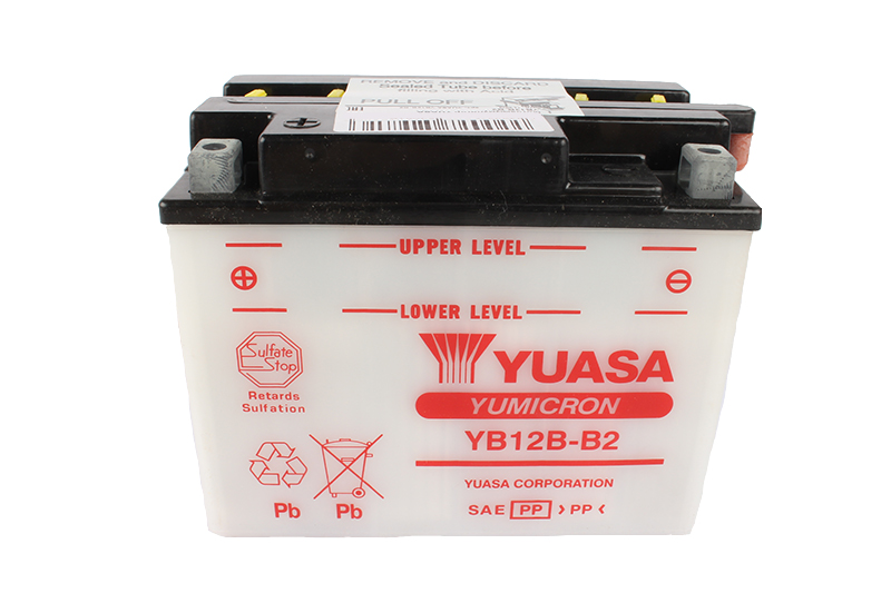 Мотоаккумулятор YUASA YB12B B2 фотография №1