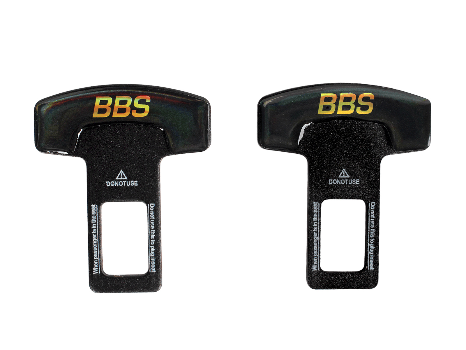 Заглушка ремня безопастности металл.BBS 2шт фотография №1