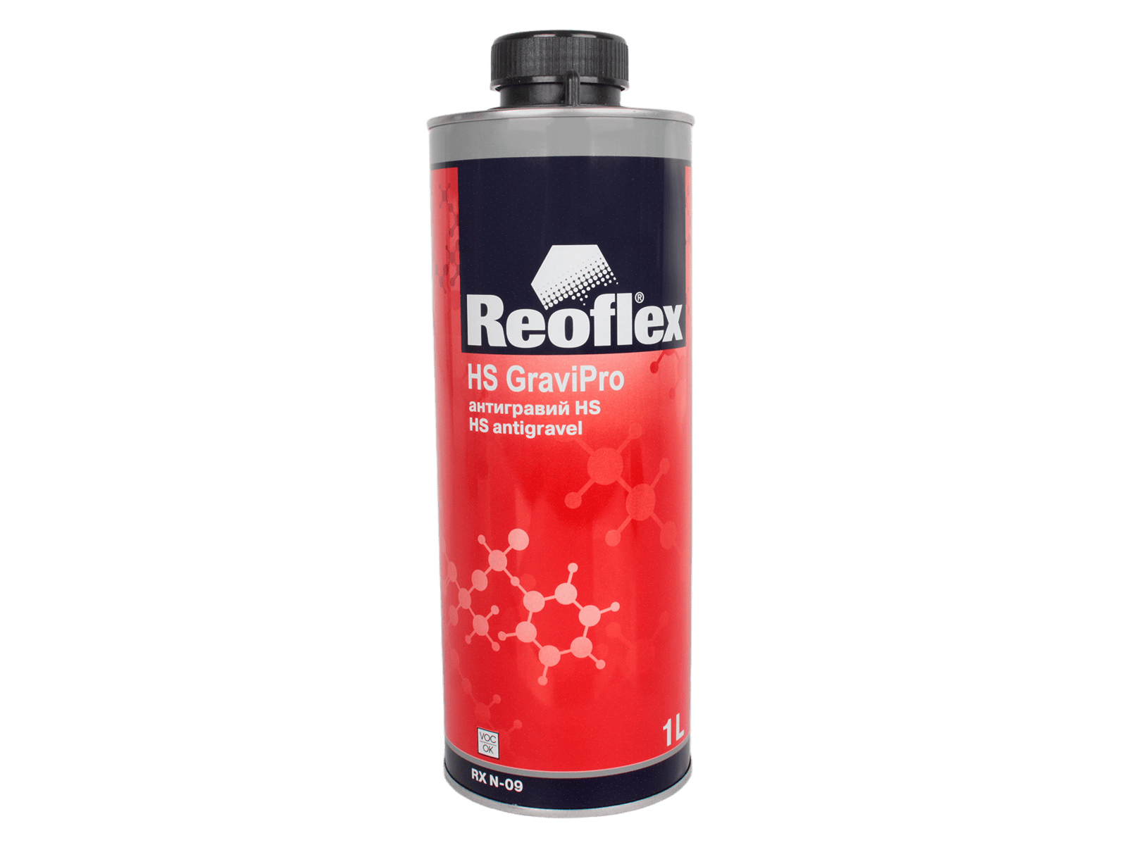 Антигравий REOFLEX HS черный 1л фотография №1