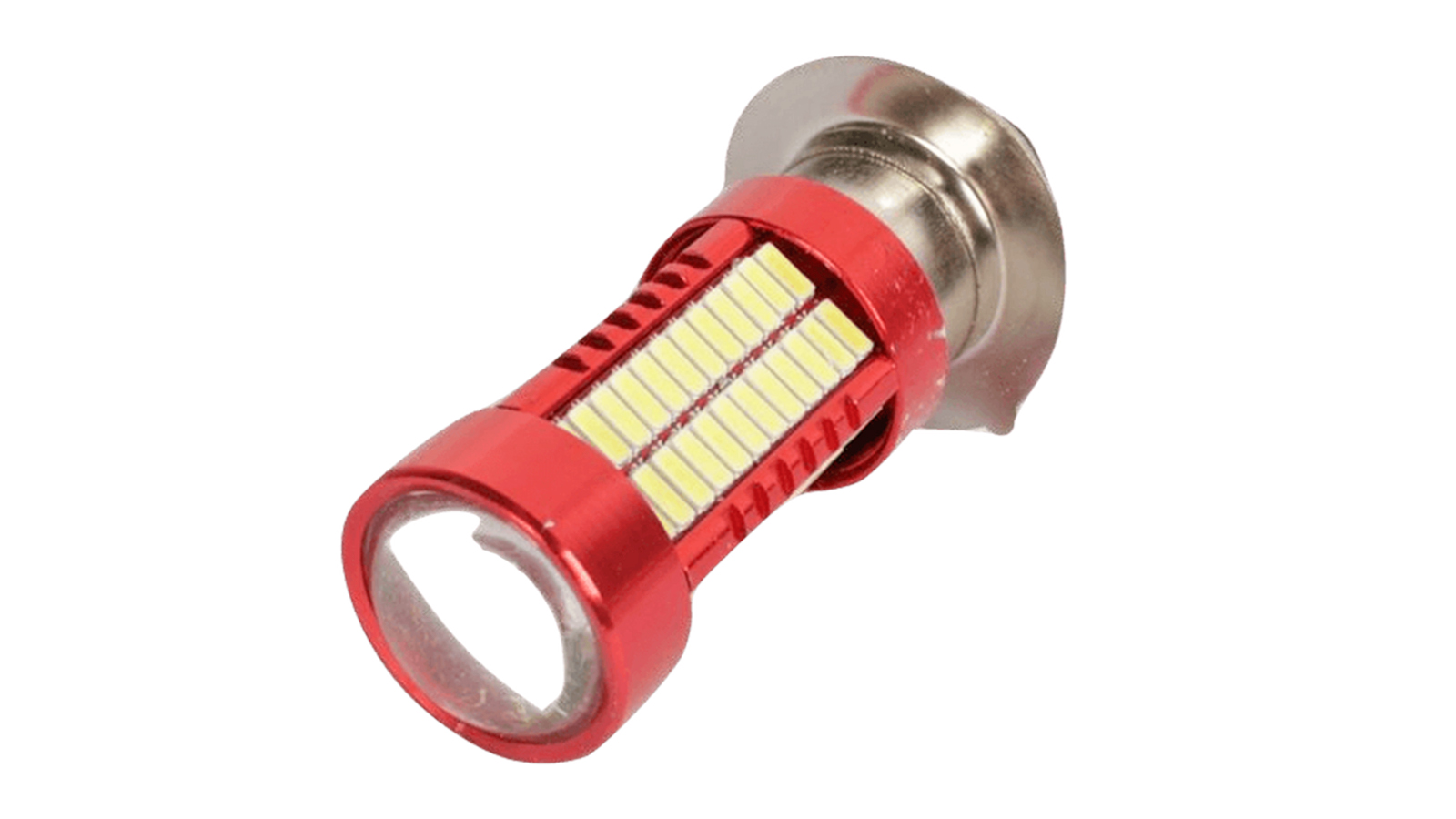 Лампа светодиодный P15D LED  красный корпус фотография №3
