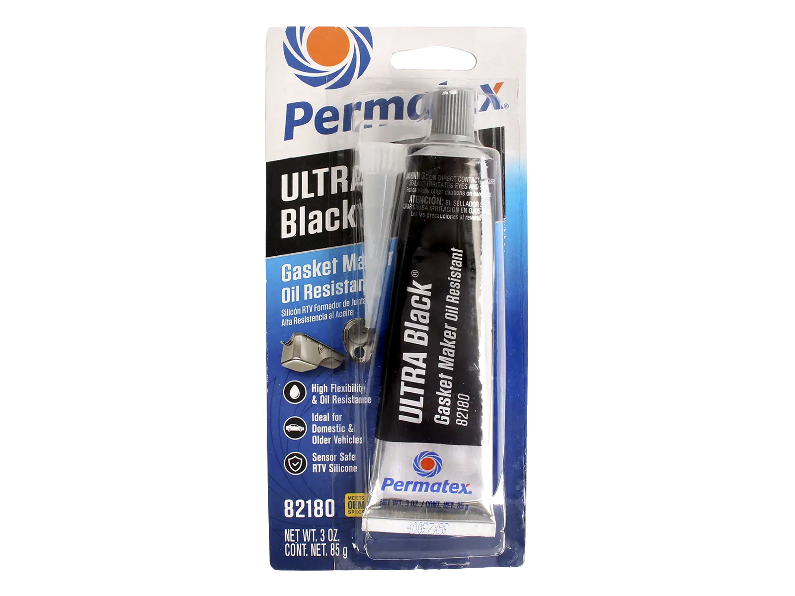 Герметик прокладок черный 85г PERMATEX 82180 фотография №1