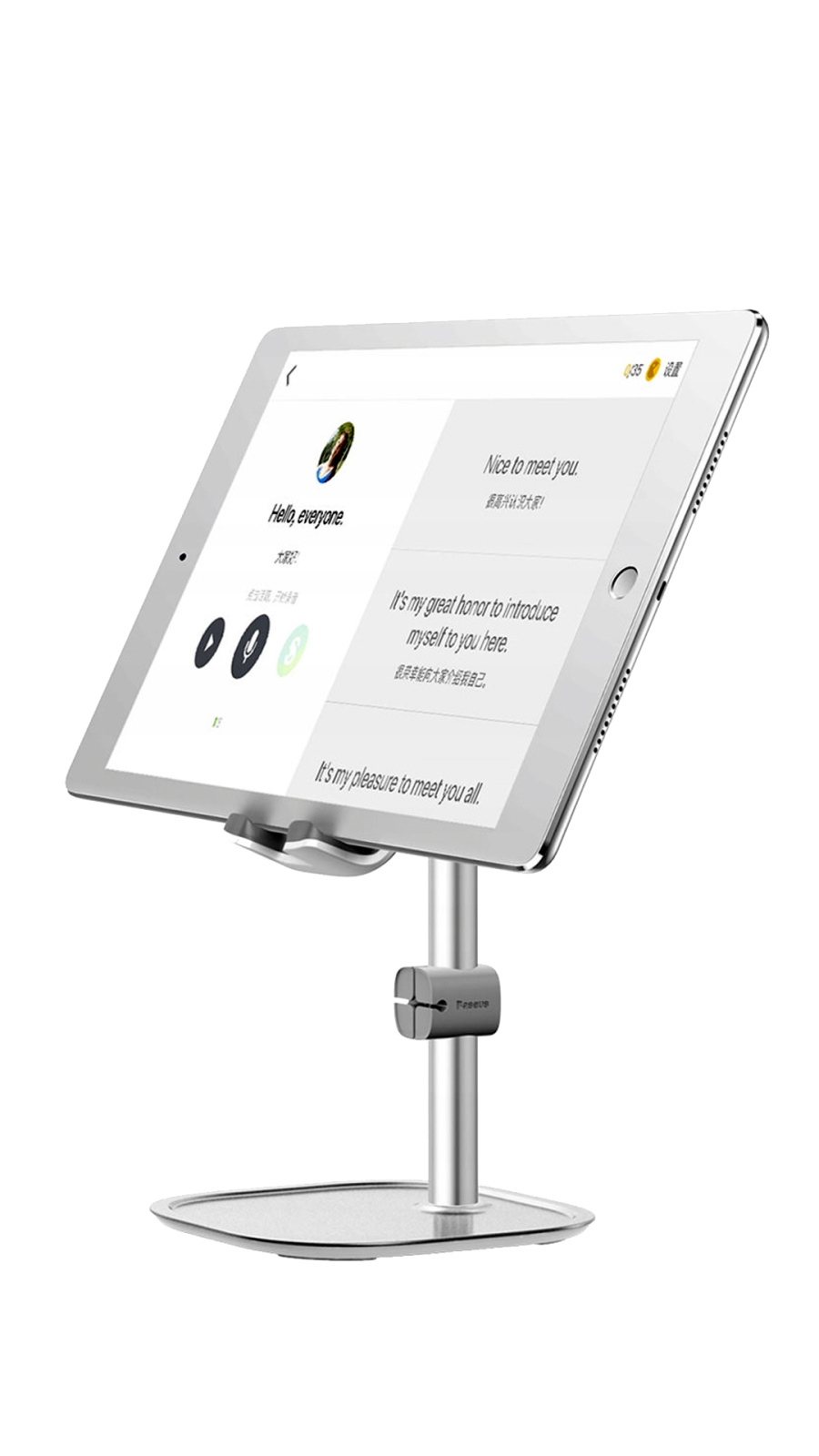 Подставка универсальная Baseus Literary youth desktop bracket silver фотография №2